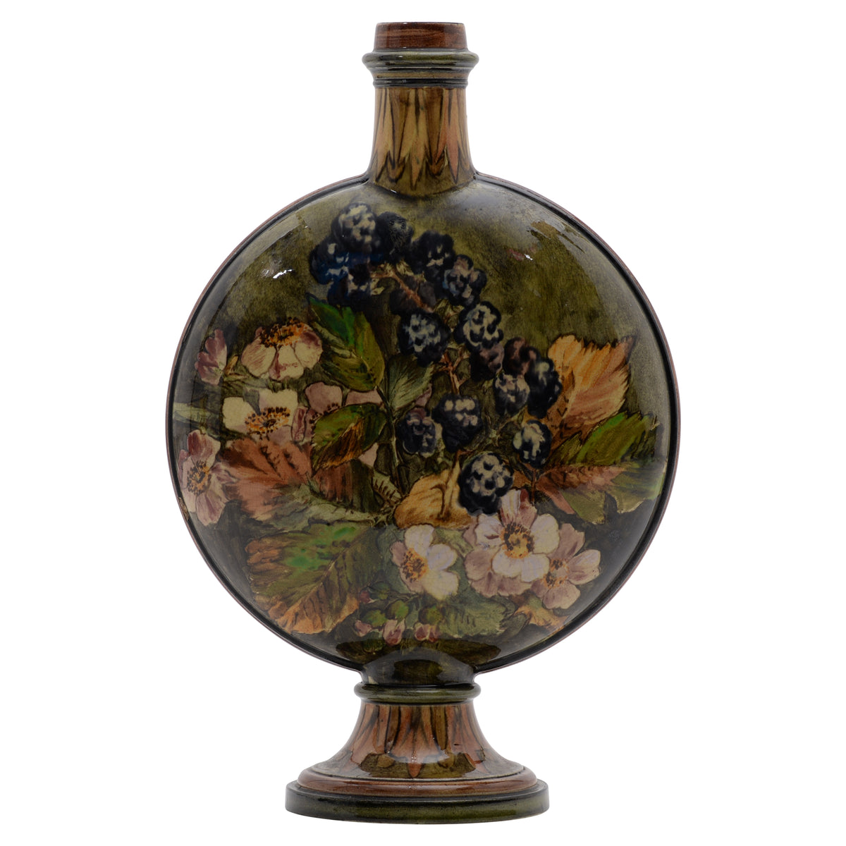 Lambeth Pottery Flask
