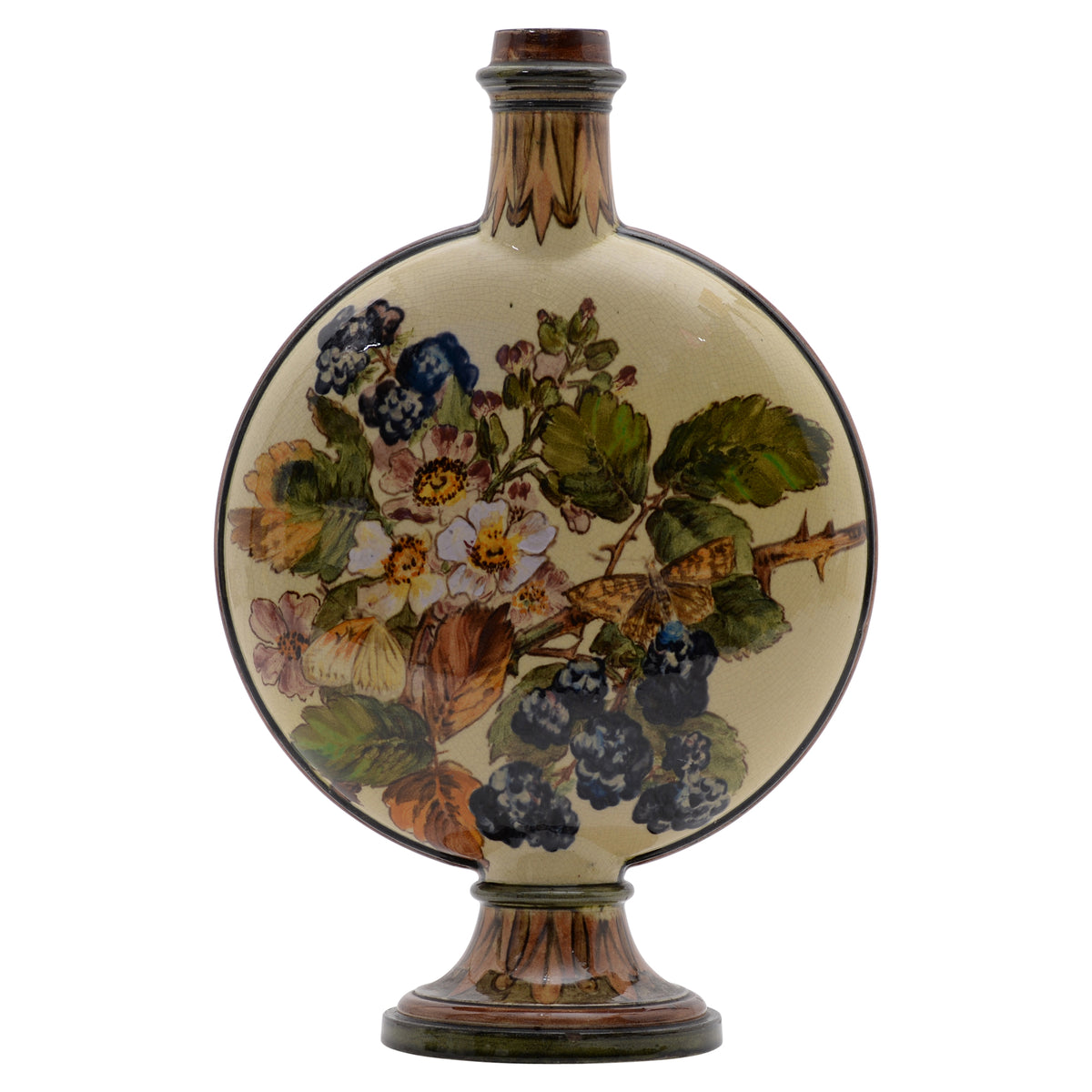 Lambeth Pottery Flask