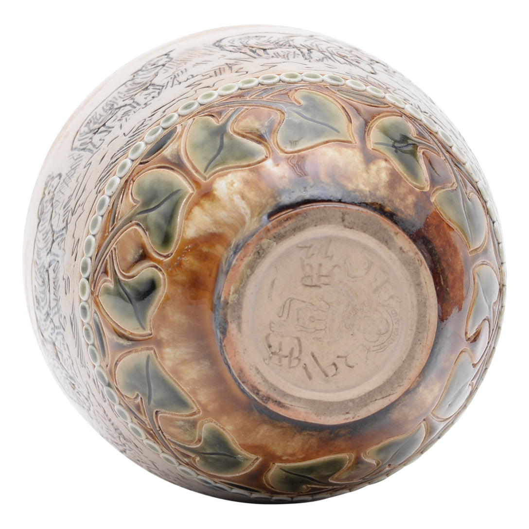 Sheep scene vase