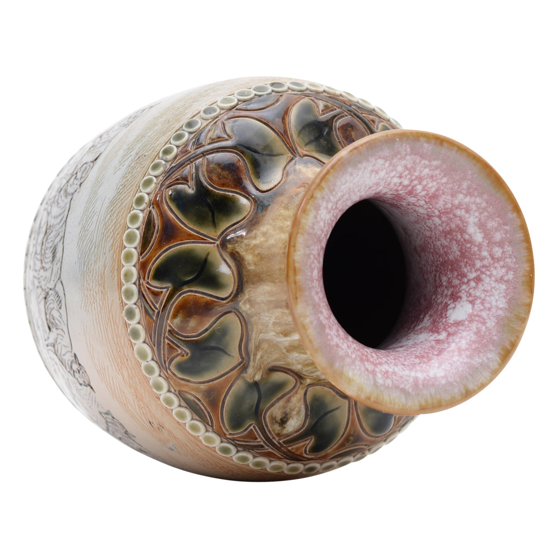 Sheep scene vase
