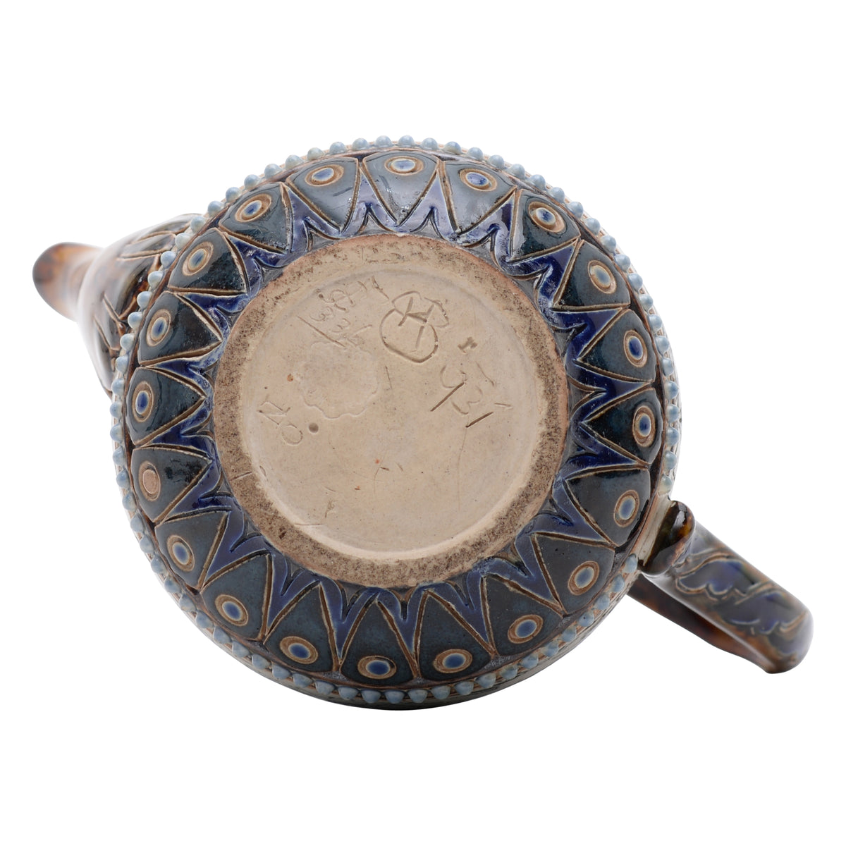 Miniature teapot incised with sheep