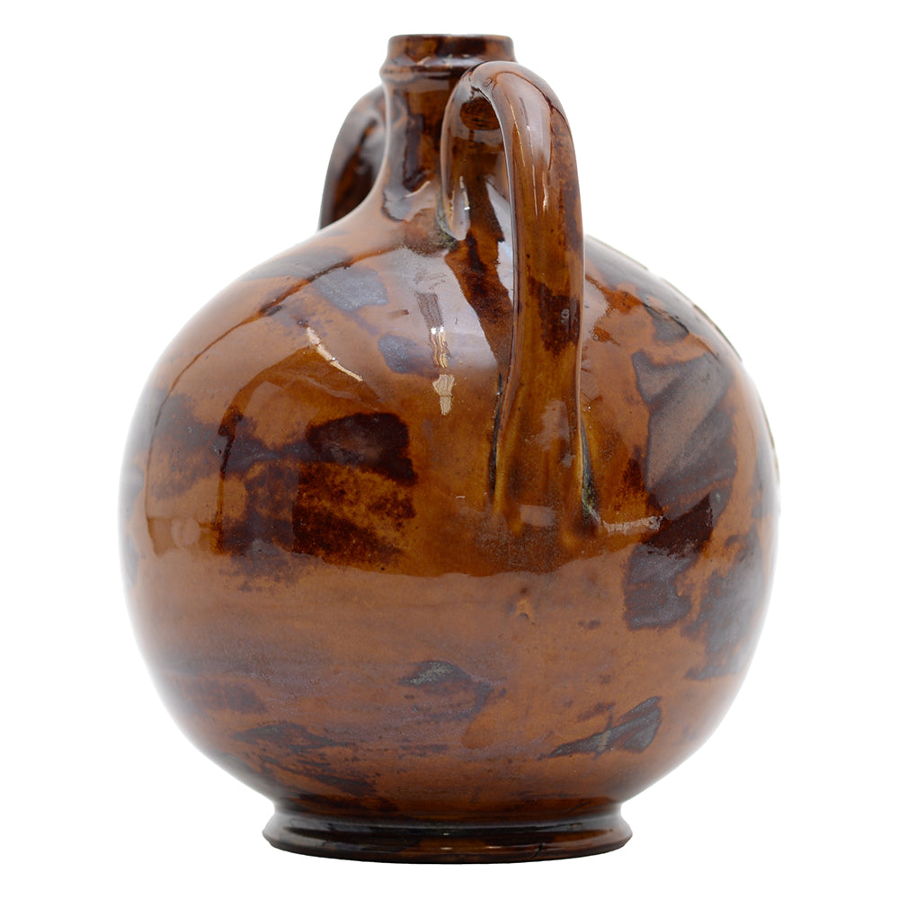 Indian Head 1908 Two Handled Whiskey Bottle