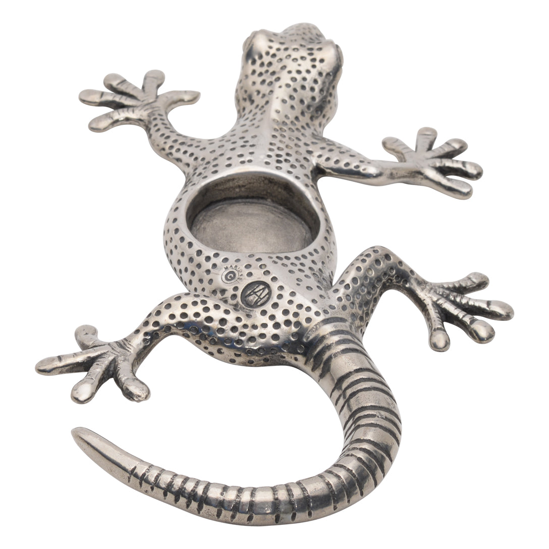 Maridadi Pewter Gecko Tea Light