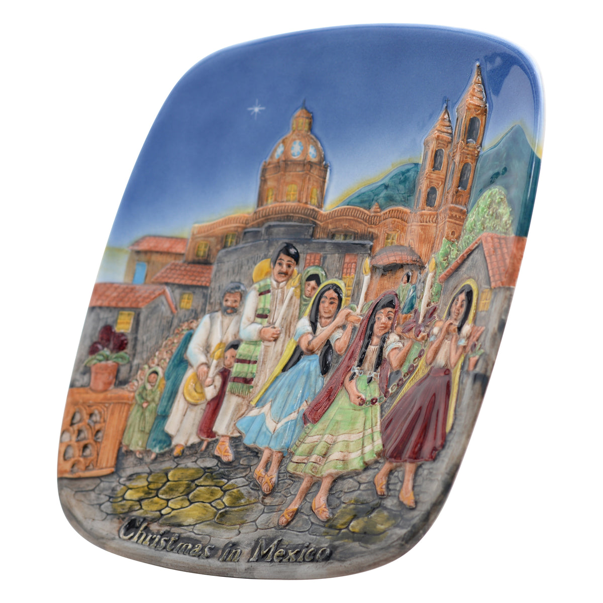 Christmas in Mexico Plate Beswick