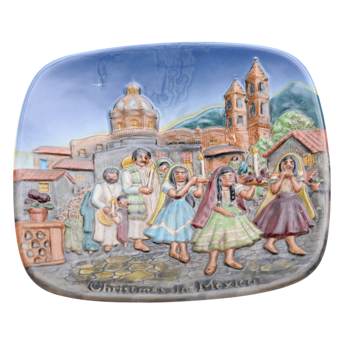 Christmas in Mexico Plate Beswick