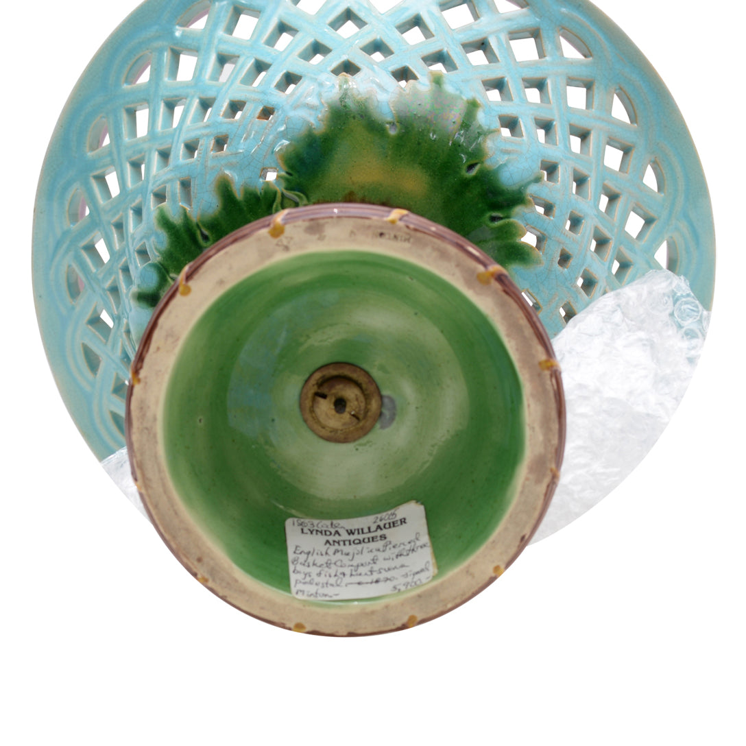 majolica epergne