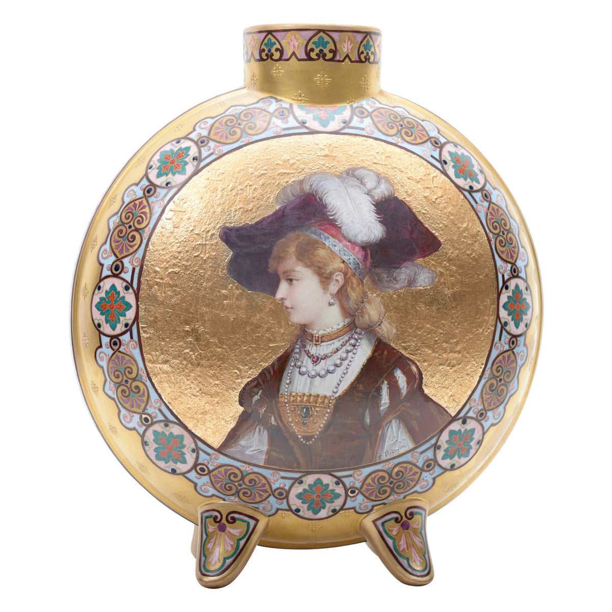 Minton Portrait Vase