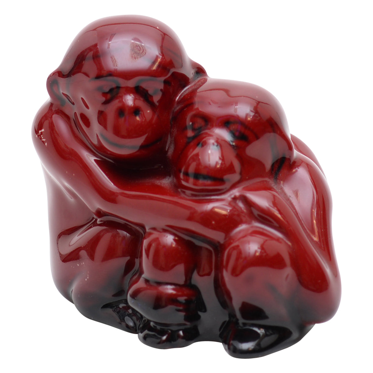 Flambe,small,seated,arm around,