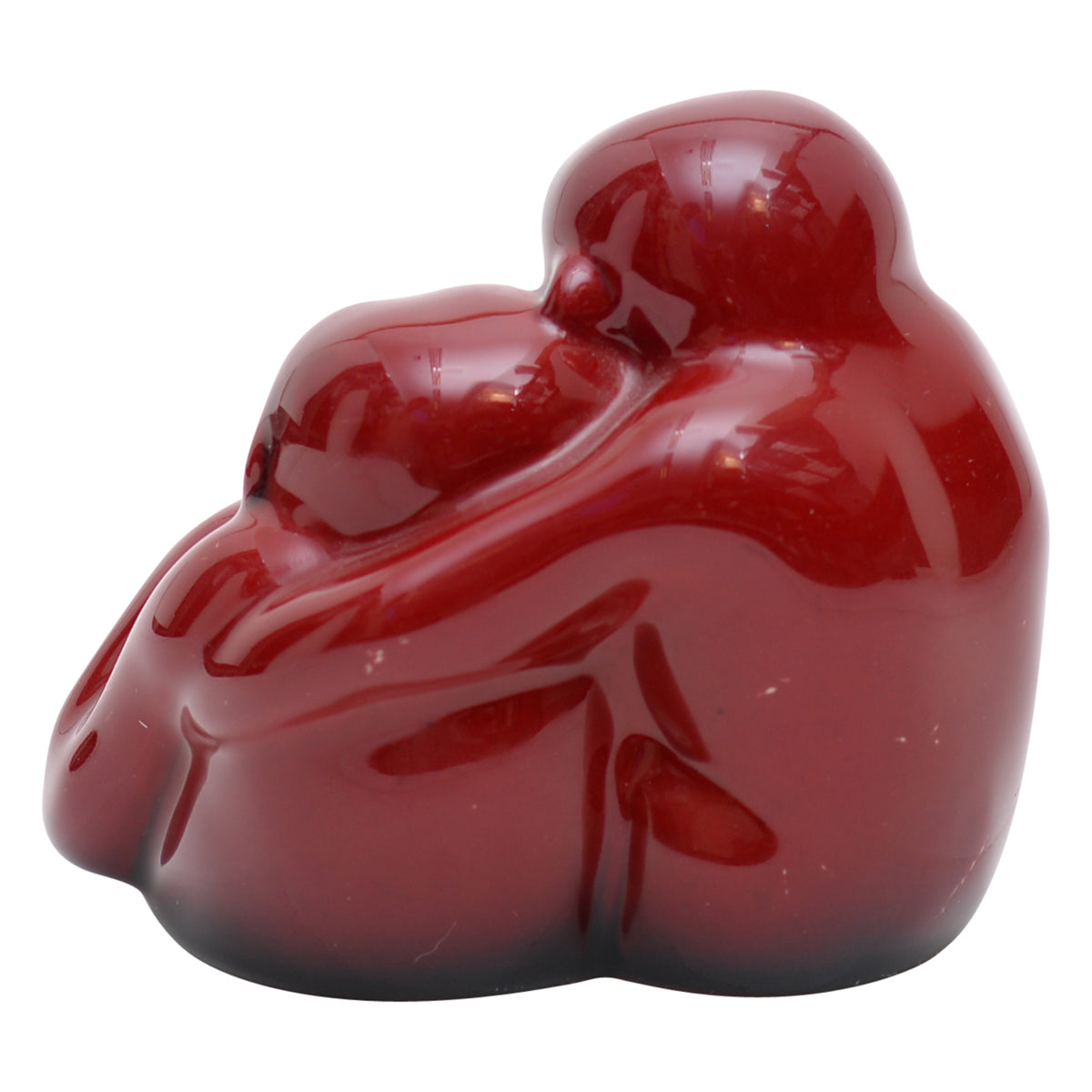 Flambe,small,seated,arm around,
