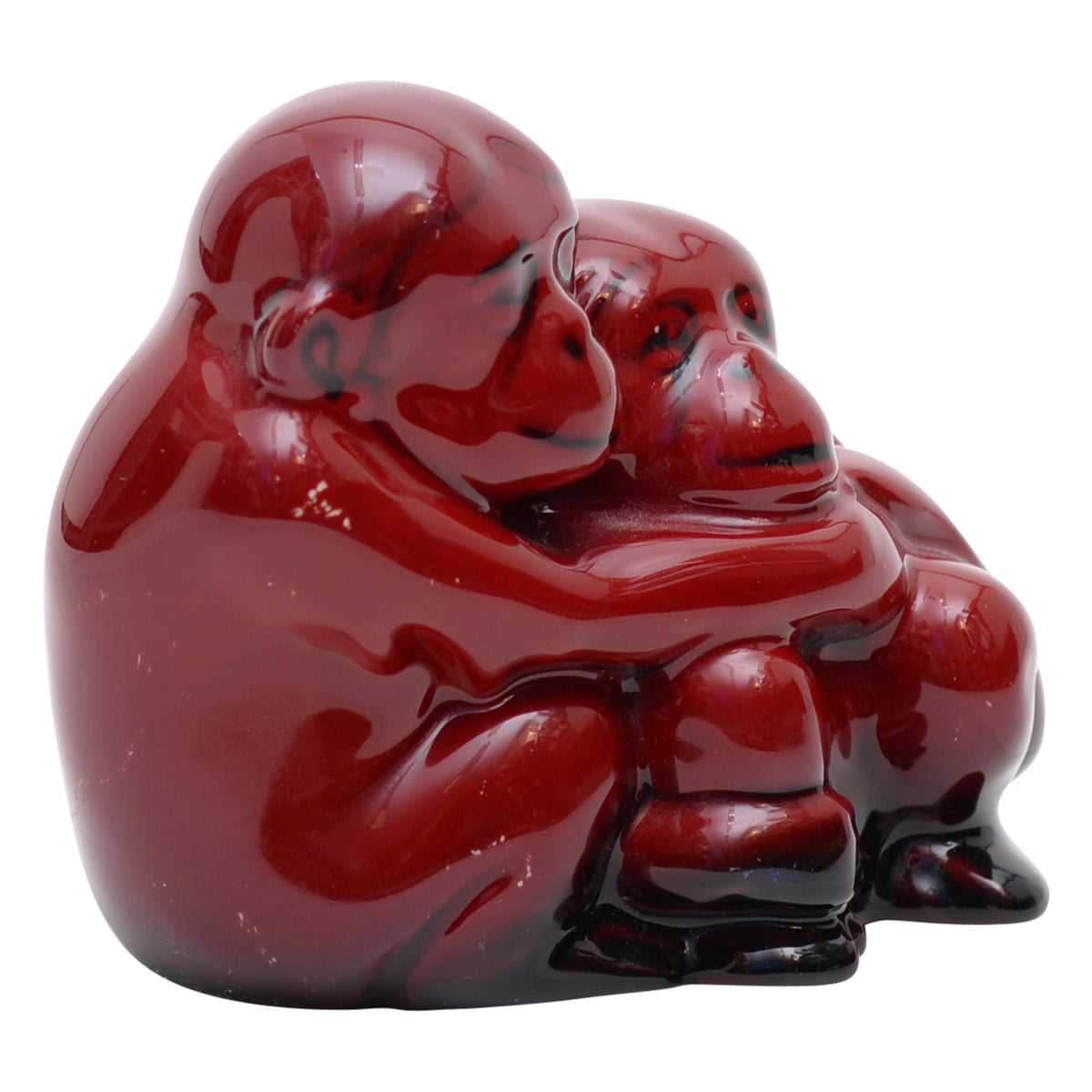 Flambe,small,seated,arm around,