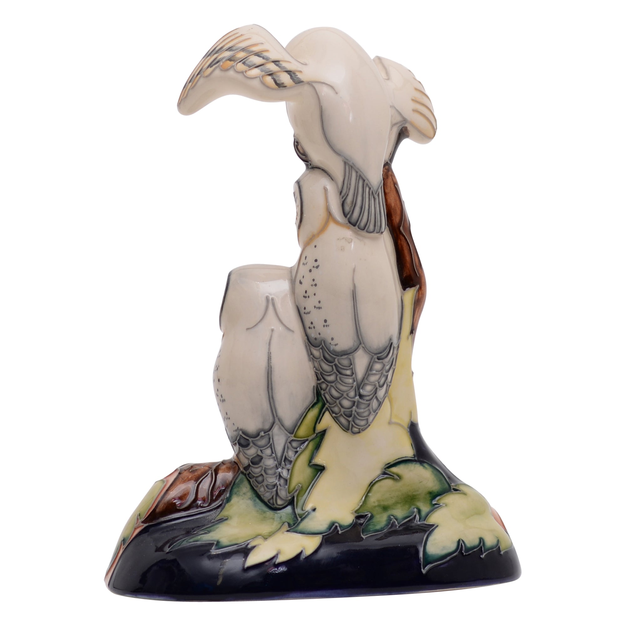 Moonlight owl sculpture as is condition