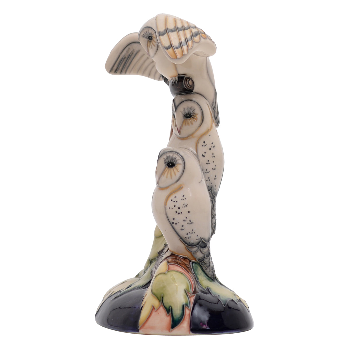 Moonlight owl sculpture