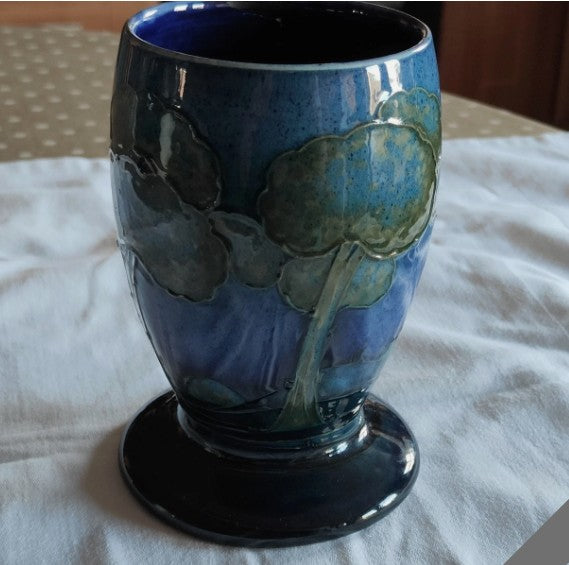 Moonlit Blue vase