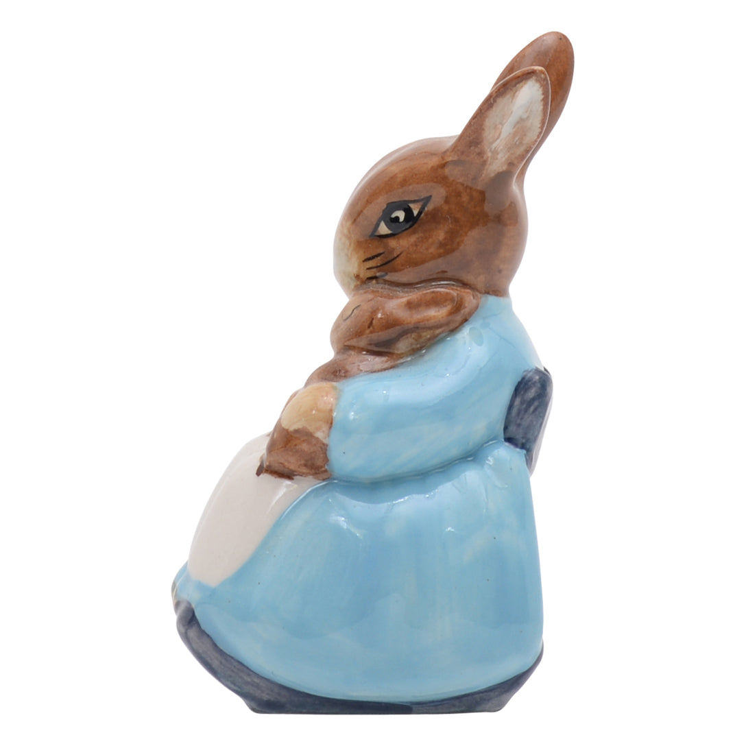 Mrs. Rabbit and Bunnies animal figurine