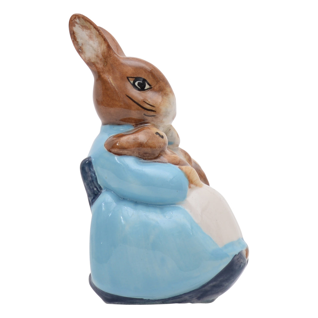 Mrs. Rabbit and Bunnies animal figurine