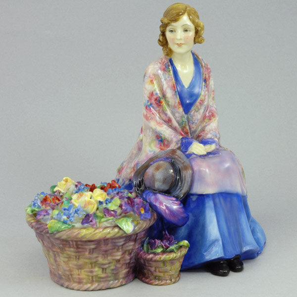 Proto,lady with flowers,restored, rosabell,basket of flowers, (restored)