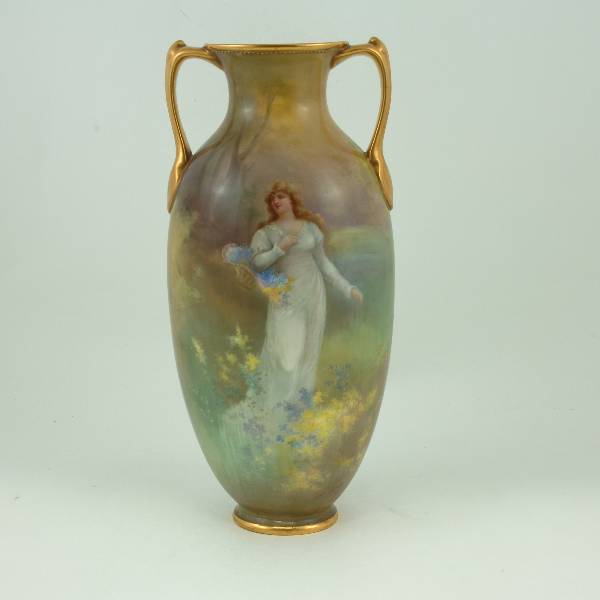 Maiden Luscian Ware Vase