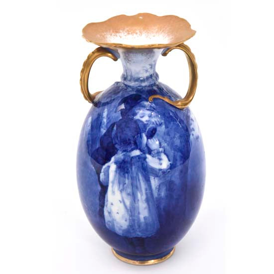 Blue Children Vase