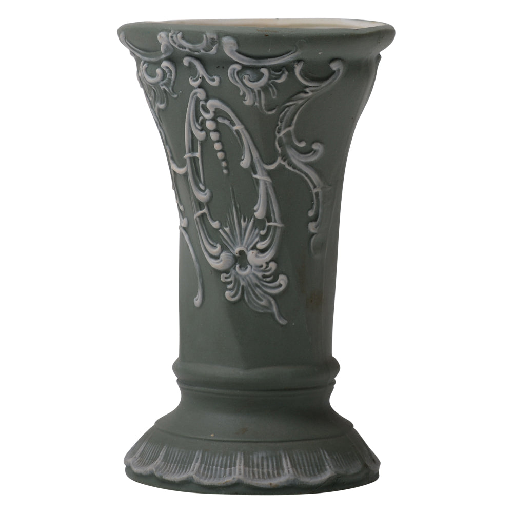 Green vase