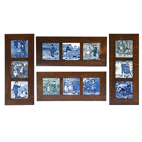 Tile Wedwgood Blue Children 