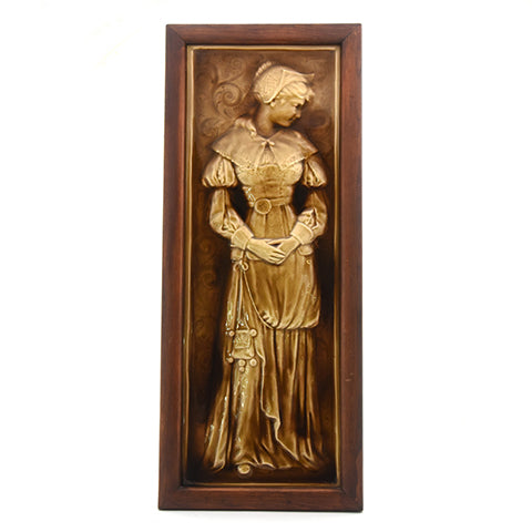 Tile Red Lady Figure 