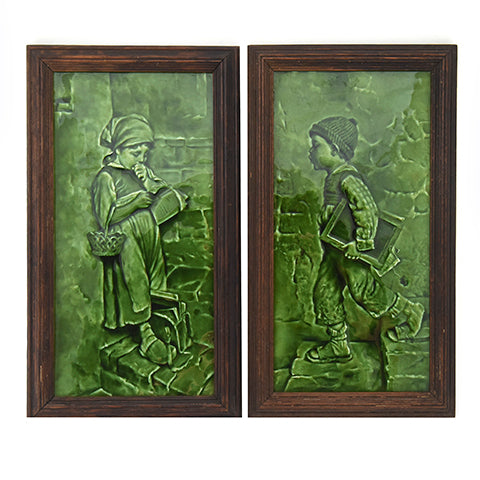 Tile Green Children 