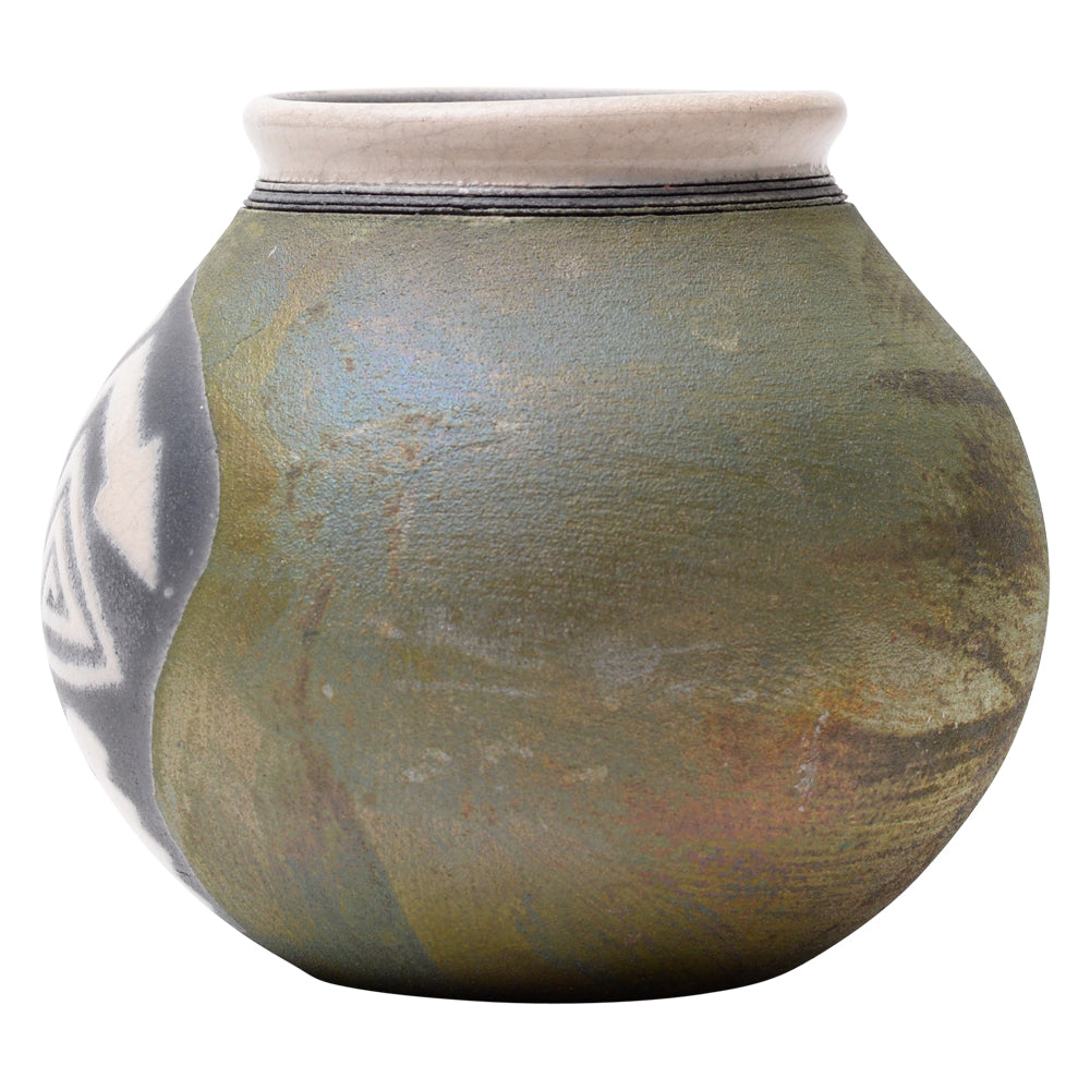 Vase Raku Pottery