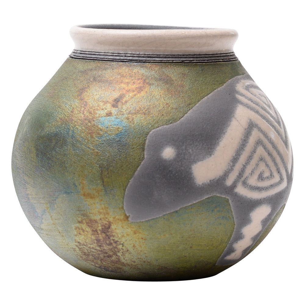 Vase Raku Pottery