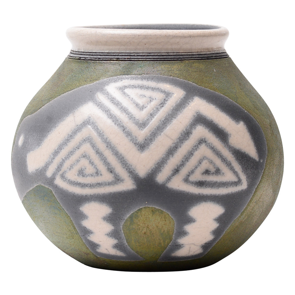 Vase Raku Pottery