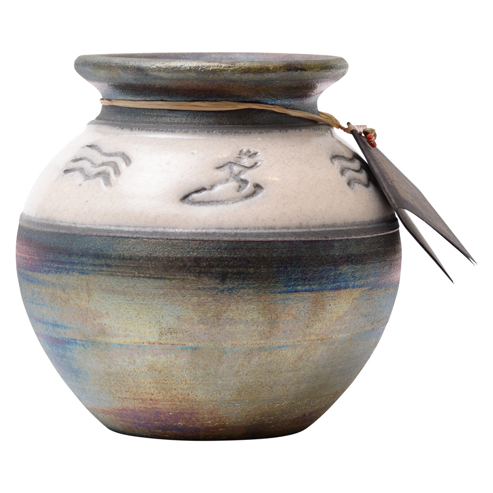 Vase Raku Pottery
