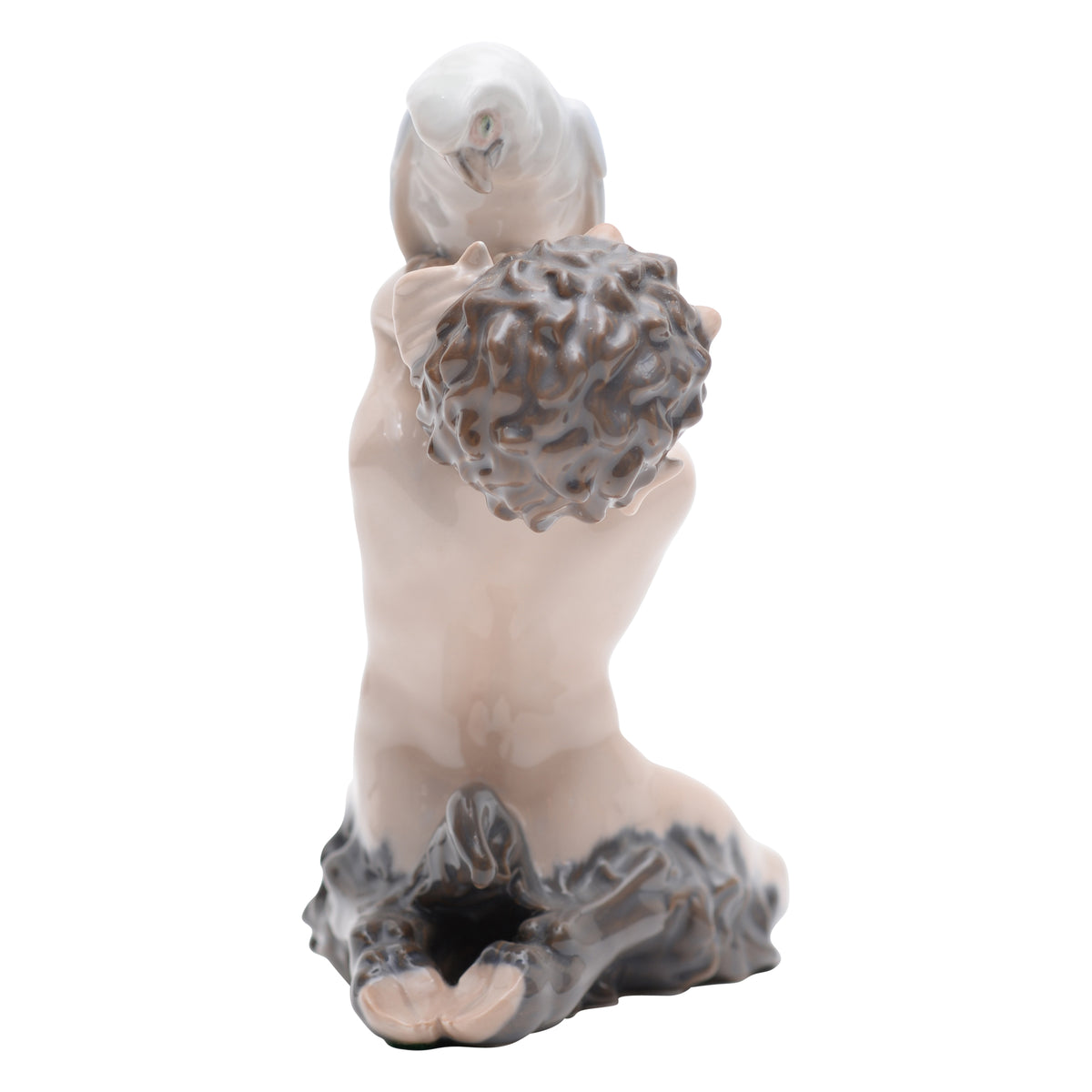 Foun with Parrot bird sculpture