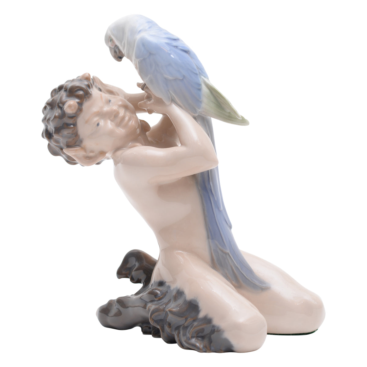 Foun with Parrot bird sculpture