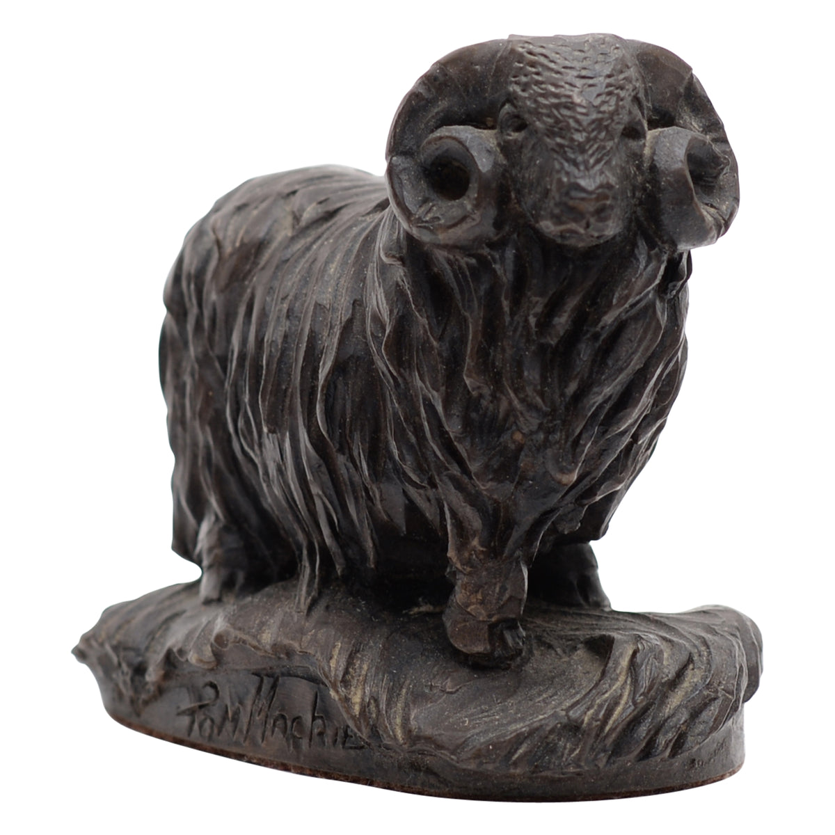 Ram sheep bronze sculpture