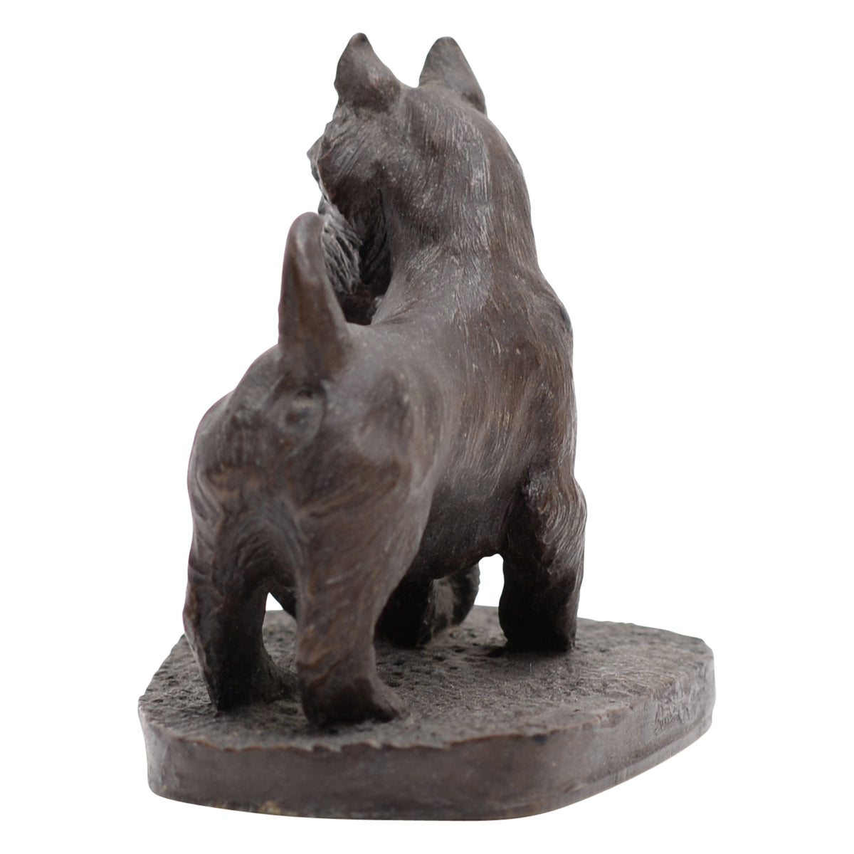 Terrier Westie dog bronze figurine