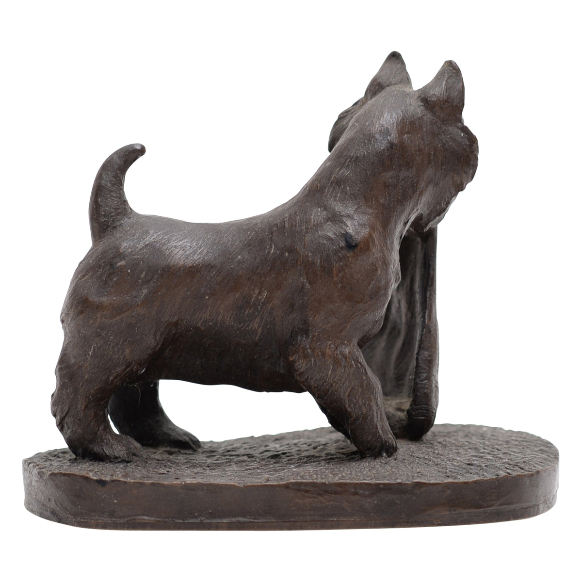 Terrier Westie dog bronze figurine