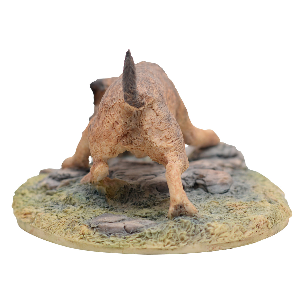 Border Terrier and Hedgehog Sculpture