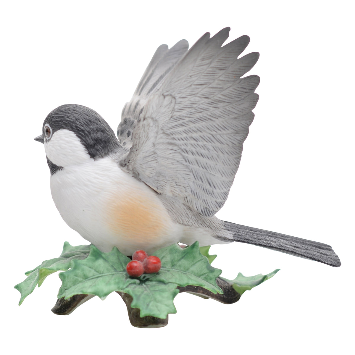 Chickadee bird sculpture