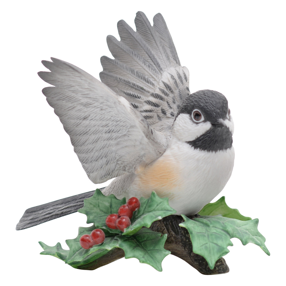 Chickadee bird sculpture