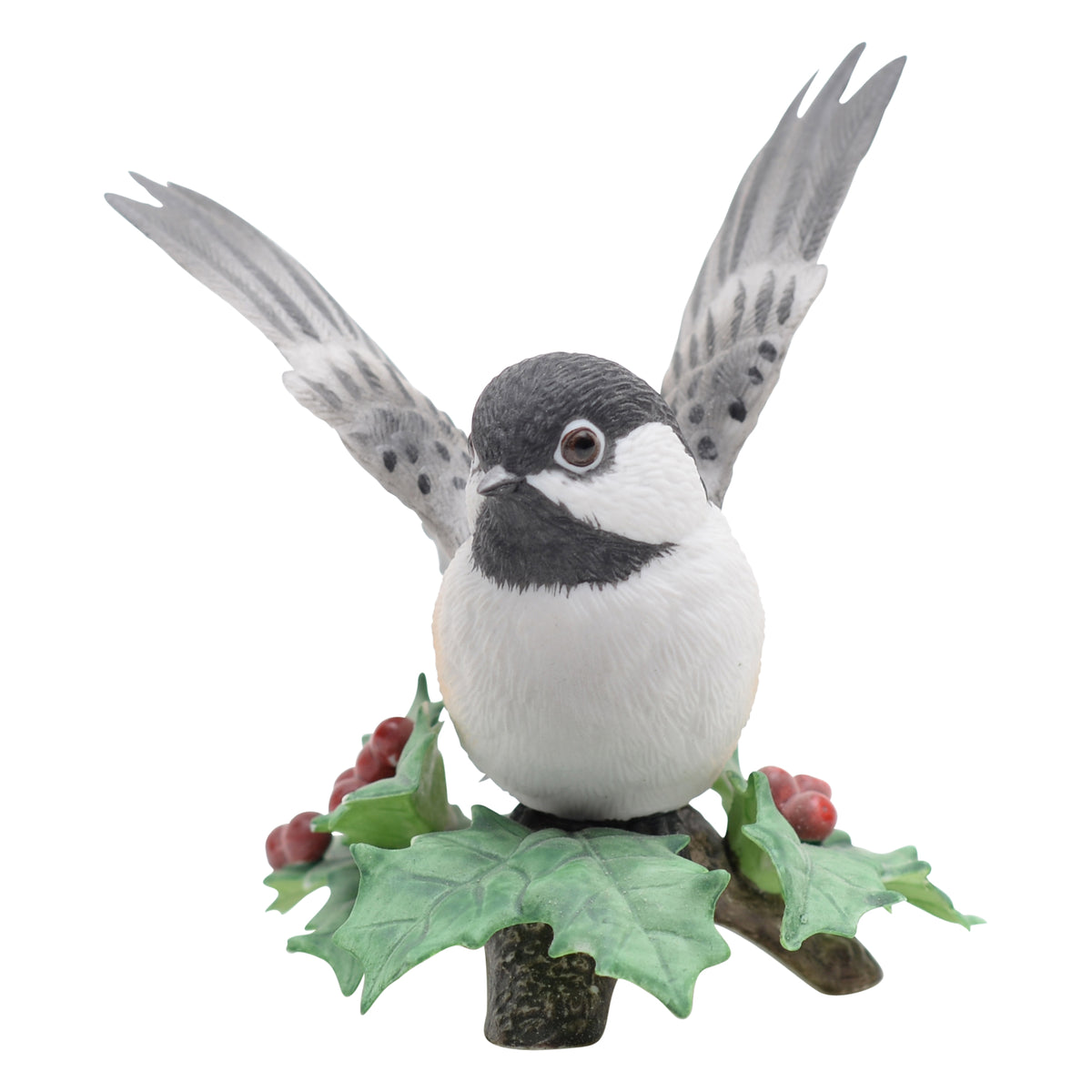 Chickadee bird sculpture