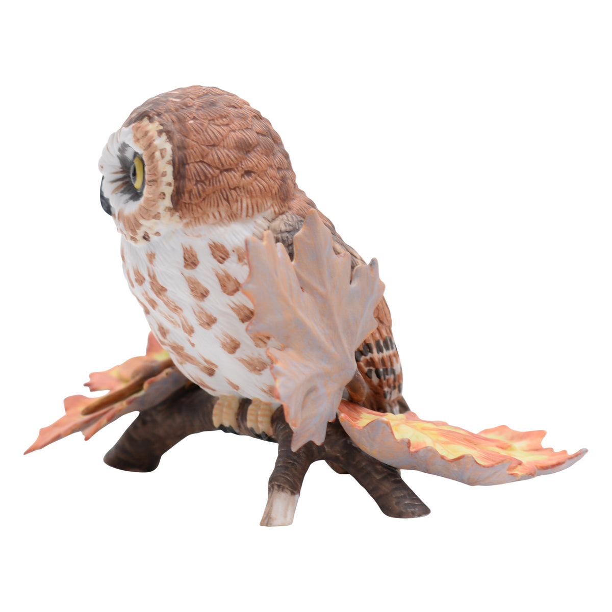 Saw Whet Owl bird sculpture