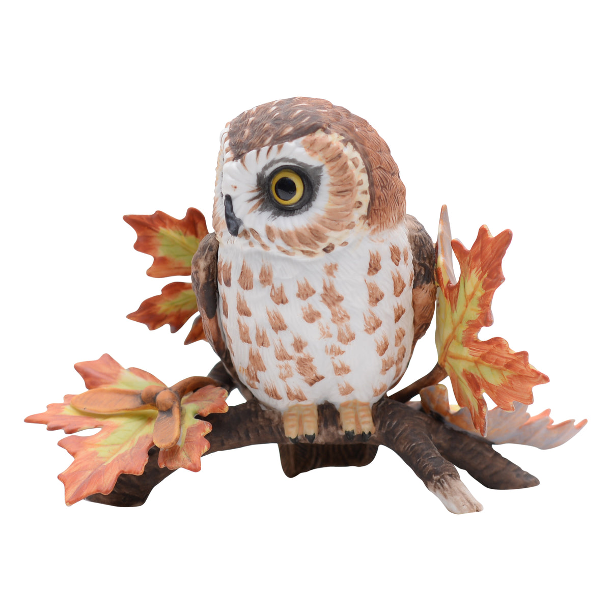 Saw Whet Owl bird sculpture