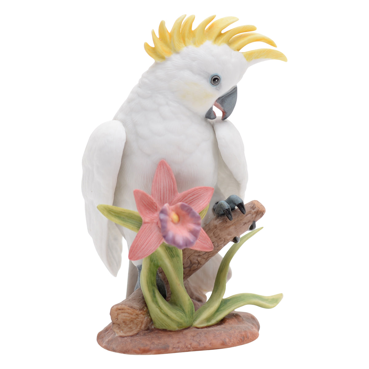 Cackatoo bird sculpture