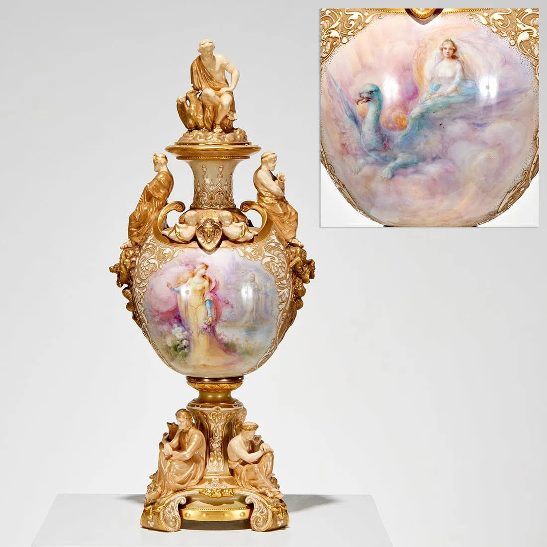 Divine Comedy Dante Vase