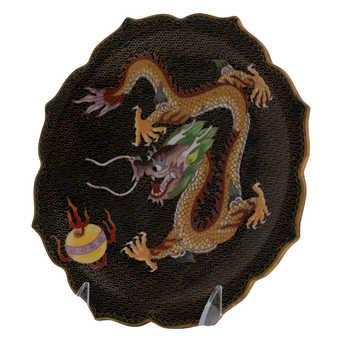 Chinese Imperial dragon plate