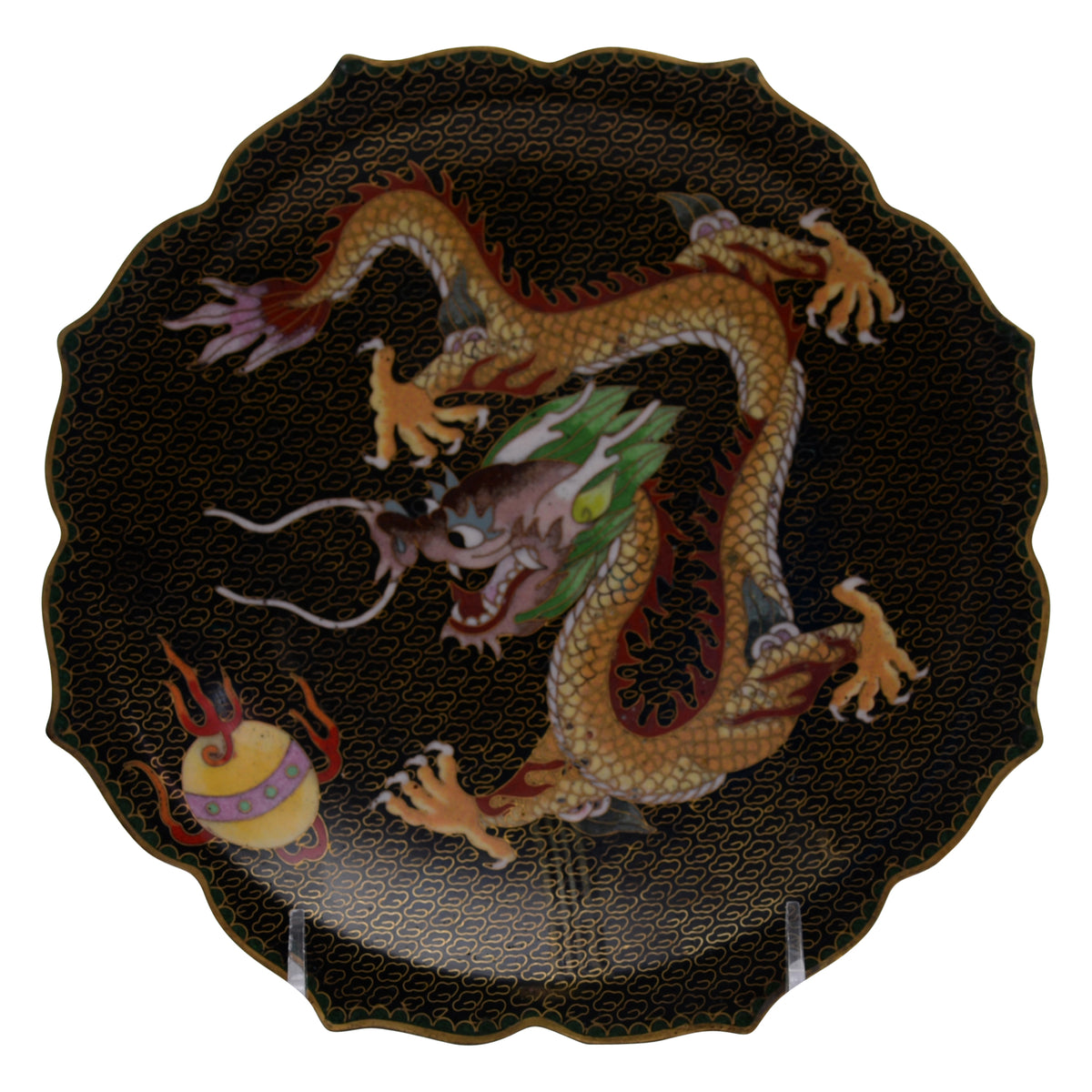 Chinese Imperial dragon plate