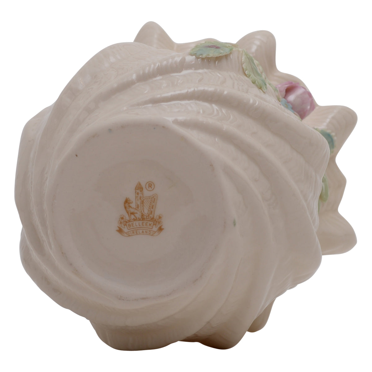 Belleek Ireland floral planter