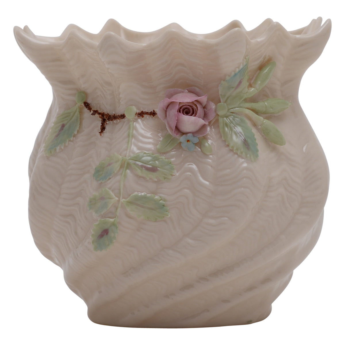 Belleek Ireland floral planter
