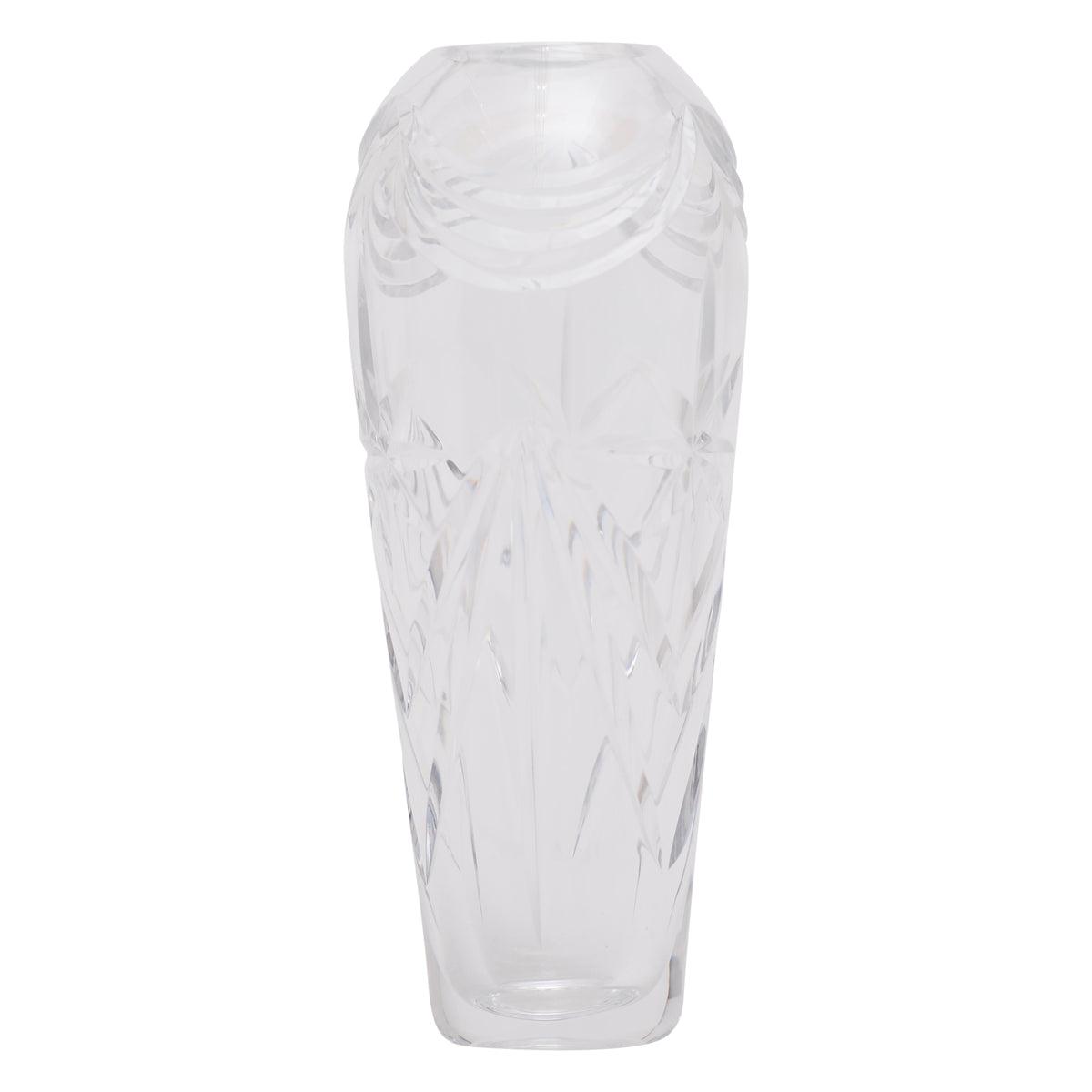 Broadway swags & stars crystal vase