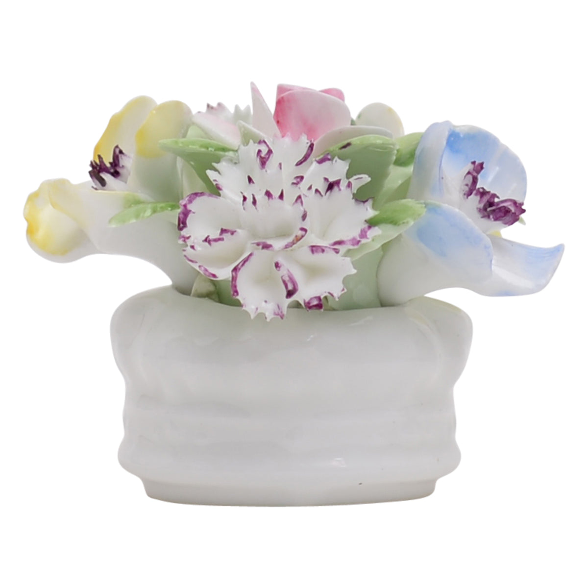 Bowl with flowers sculpture