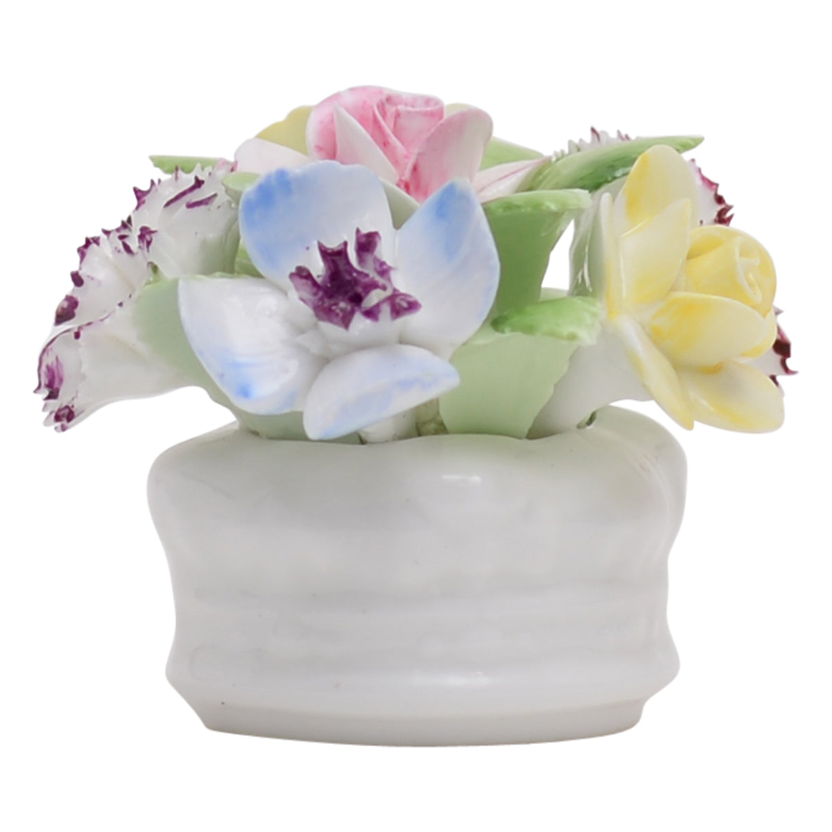 Bowl with flowers sculpture